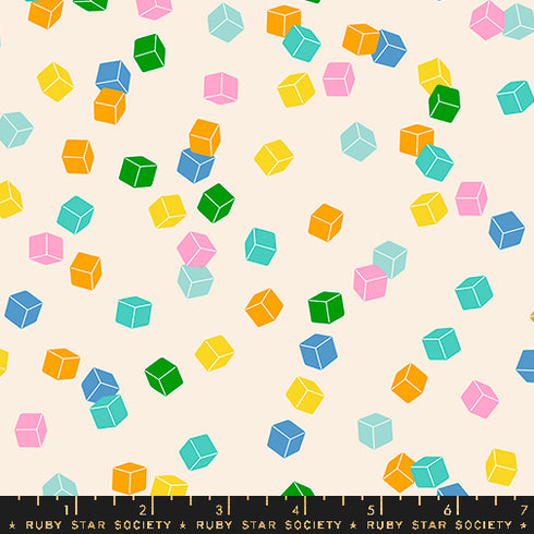 Eye Candy Cuby in Natural - Ruby Star Society Sold by the Half Yard